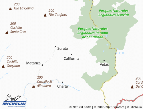 Mappa MICHELIN California - ViaMichelin