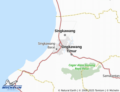 MICHELIN Melayu map - ViaMichelin