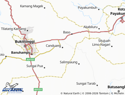 Mapa MICHELIN Canduang - ViaMichelin