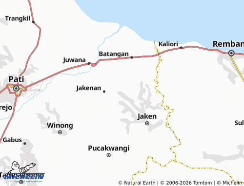 MICHELIN Kebonturi map - ViaMichelin