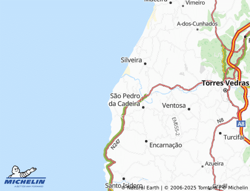 MICHELIN Carvalhais map - ViaMichelin