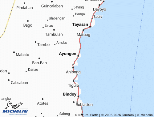 MICHELIN Tampocon II map - ViaMichelin