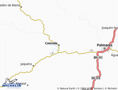 Carte MICHELIN Catende - ViaMichelin