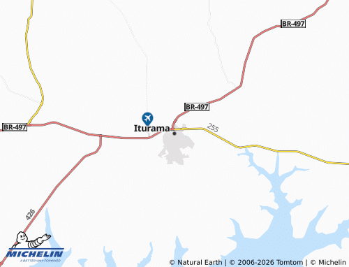 Mapa MICHELIN Iturama - ViaMichelin