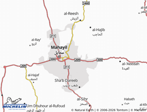 MICHELIN Al Dirs map - ViaMichelin