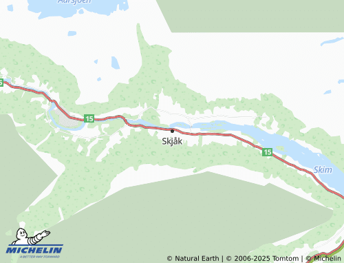 MICHELIN Skjåk map - ViaMichelin