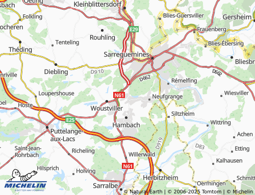 MICHELIN Roth map - ViaMichelin