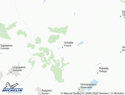 MICHELIN-Landkarte Uchalle - ViaMichelin