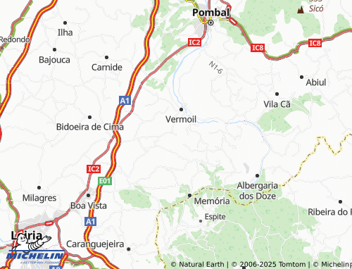 Carte MICHELIN Calvaria - ViaMichelin