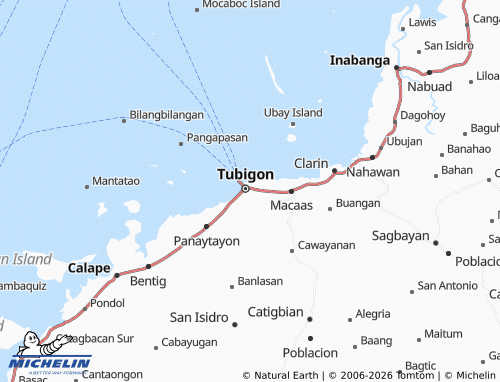 MICHELIN Pooc Oriental map - ViaMichelin