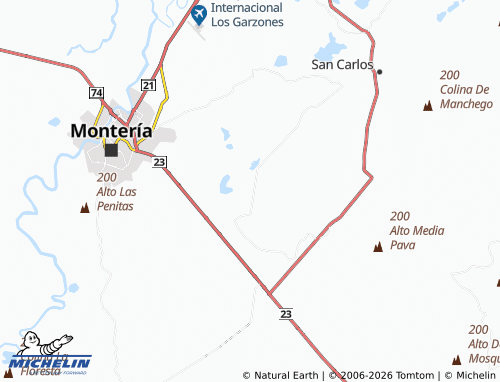 Mapa MICHELIN El Cerrito - ViaMichelin