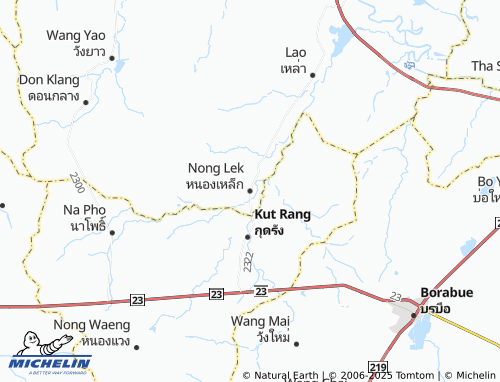 MICHELIN Nong Lek map - ViaMichelin