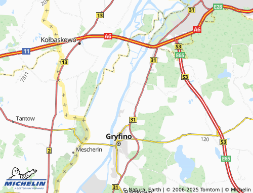 MICHELIN Żabnica map - ViaMichelin