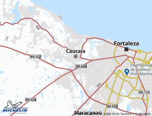 MICHELIN-Landkarte Açude - ViaMichelin