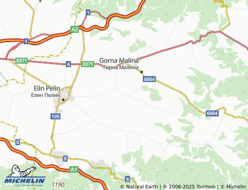 MICHELIN Aprilovo map - ViaMichelin