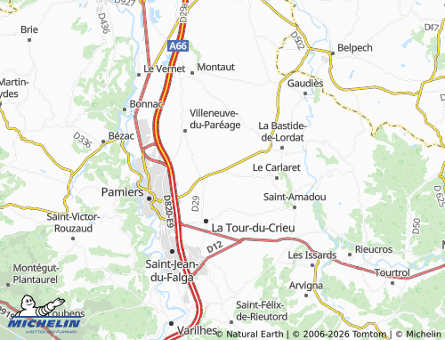 Carte MICHELIN George - ViaMichelin