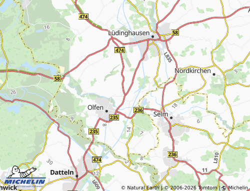 MICHELIN Rechede map - ViaMichelin
