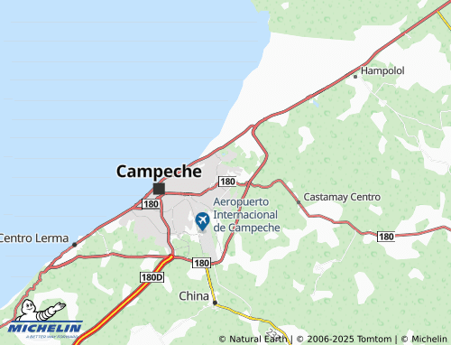 Mappa MICHELIN Paseos de Campeche - ViaMichelin