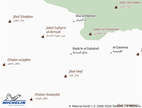 MICHELIN-Landkarte Bada'ie al-Sabahah - ViaMichelin