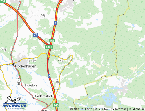Mapa MICHELIN Ostenholz - ViaMichelin