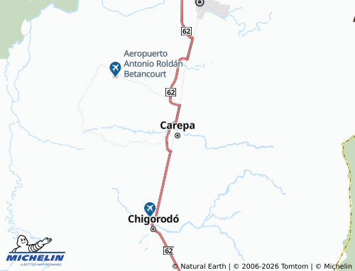 Carte MICHELIN Carepa - ViaMichelin