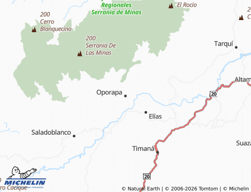 Mappa MICHELIN Oporapa - ViaMichelin