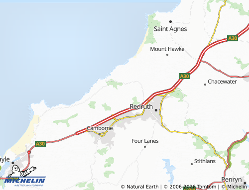 MICHELIN Illogan map - ViaMichelin
