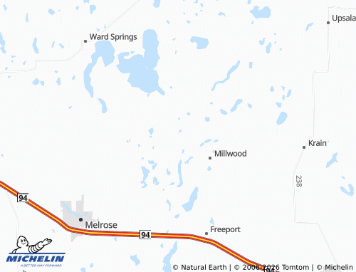 Mapa MICHELIN Saint Rosa - ViaMichelin