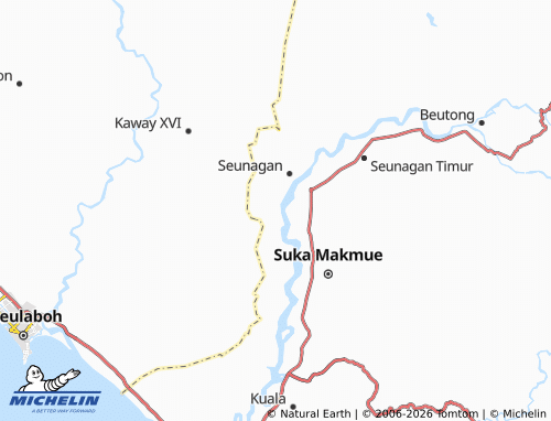 Mapa MICHELIN Paya Udeung - ViaMichelin