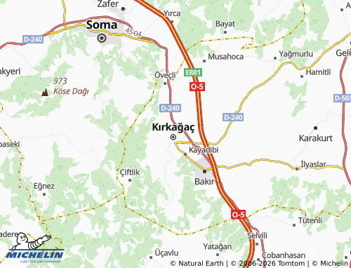 MICHELIN Şair Eşref map - ViaMichelin