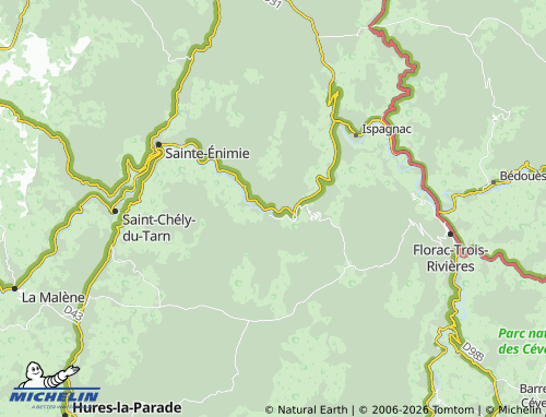 Carte MICHELIN Blajoux - ViaMichelin