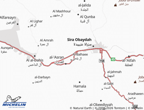 MICHELIN-Landkarte Al Bihabeeb - ViaMichelin