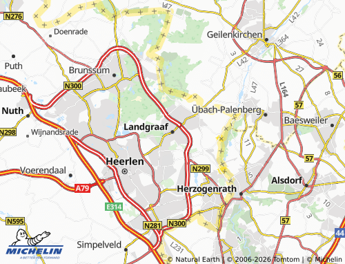 Carte MICHELIN Landgraaf - ViaMichelin