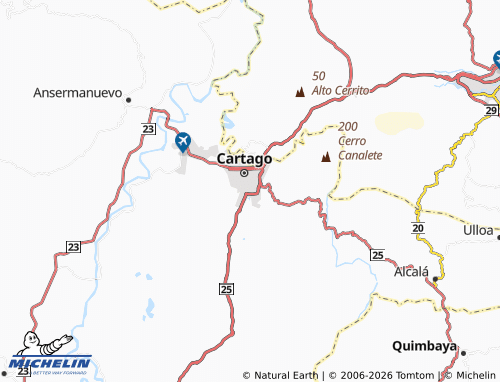 Carte MICHELIN El Rosario - ViaMichelin