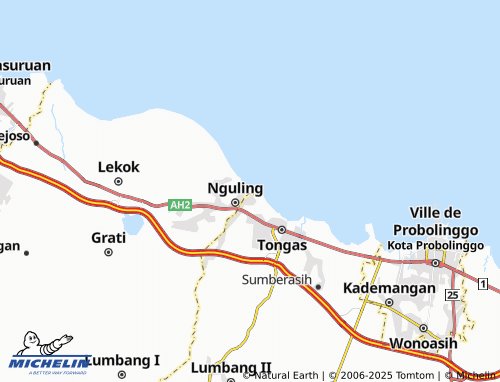 MICHELIN Penunggul map - ViaMichelin