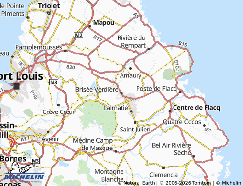 MICHELIN-Landkarte Brisée Verdière - ViaMichelin
