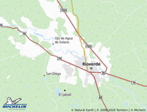 Carte MICHELIN Puestecitos - ViaMichelin