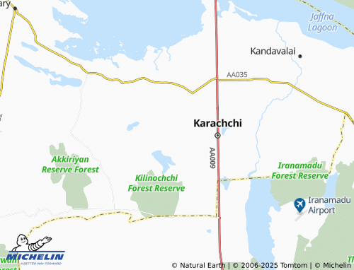 MICHELIN Kanakapuram map - ViaMichelin