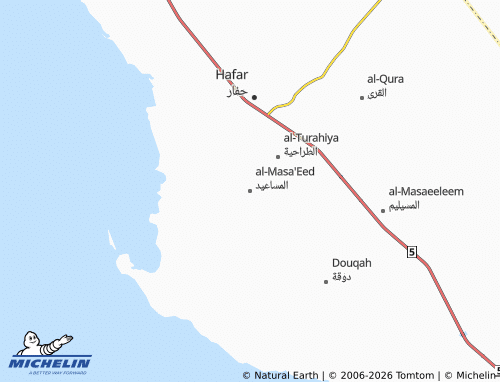 Mapa MICHELIN al-Masa'eed - ViaMichelin