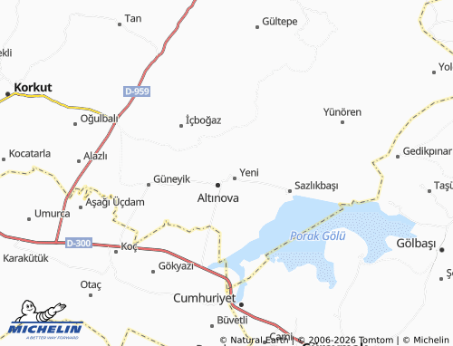 Mappa MICHELIN Aydınlar - ViaMichelin