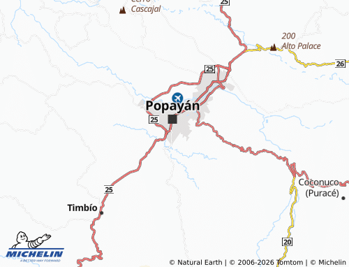 Mappa MICHELIN Nuevo País - ViaMichelin