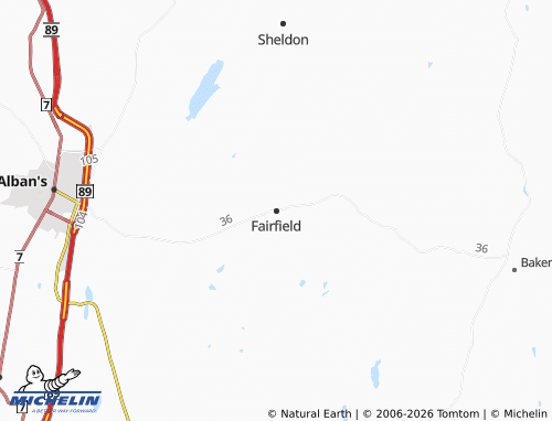 Mappa MICHELIN Fairfield - ViaMichelin