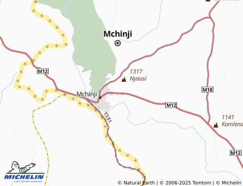 MICHELIN Nyamawendo map - ViaMichelin