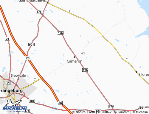 Carte MICHELIN Cameron - ViaMichelin