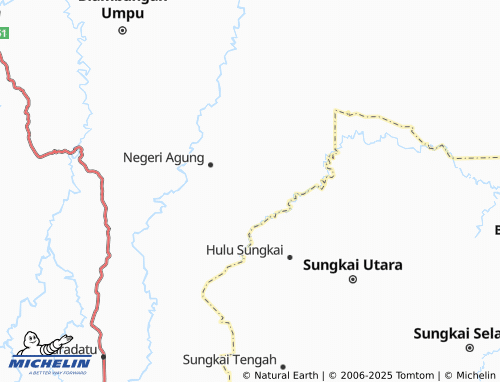 MICHELIN Kali Papan map - ViaMichelin