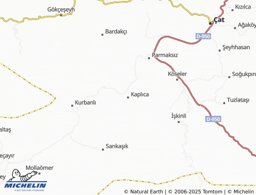 MICHELIN Kaplıca map - ViaMichelin