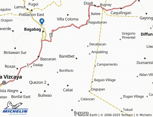 MICHELIN-Landkarte Baretbet - ViaMichelin
