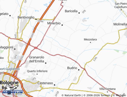 MICHELIN Cazzano map - ViaMichelin