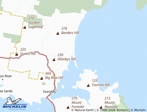 MICHELIN-Landkarte Marion Bay - ViaMichelin