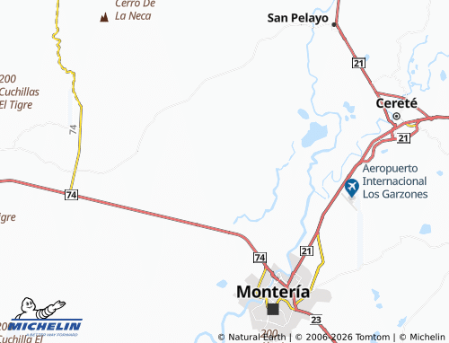 Carte MICHELIN Caño Viejo - ViaMichelin